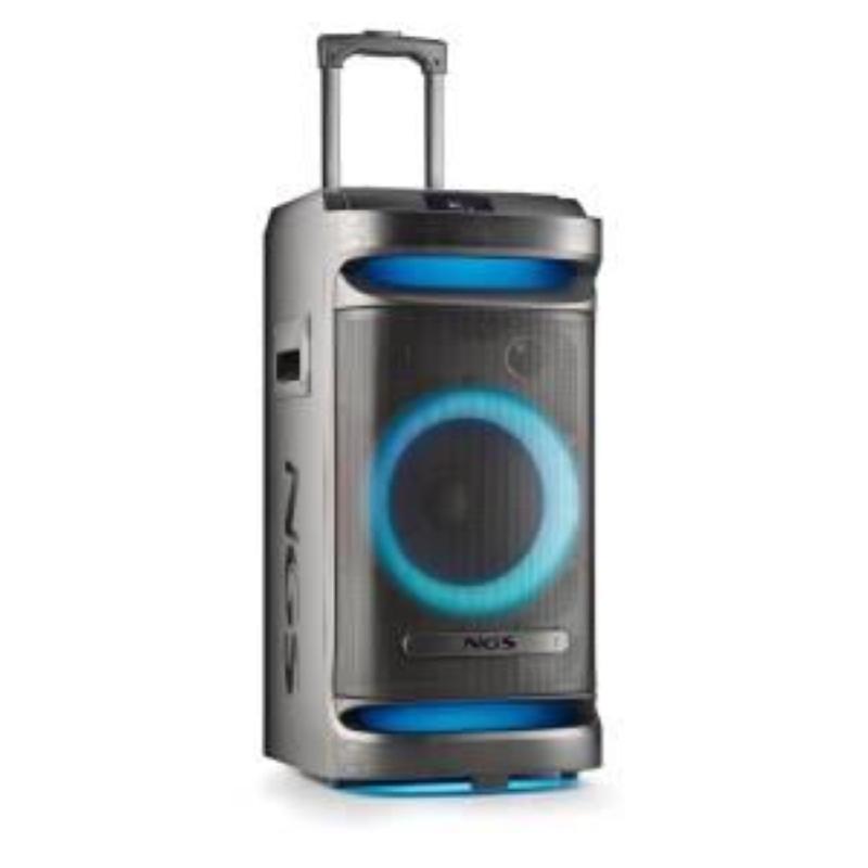 Ngs spekear trolley wilddubzero dj party microfono rgb tws 120w nera