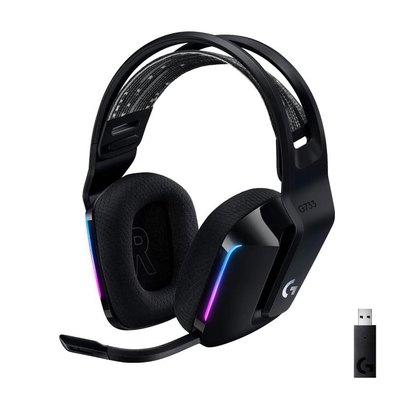 G733 LIGHTSPEED WIRELESS RGB GAMING HEADSET - BLACK - EMEA - Immagine 12