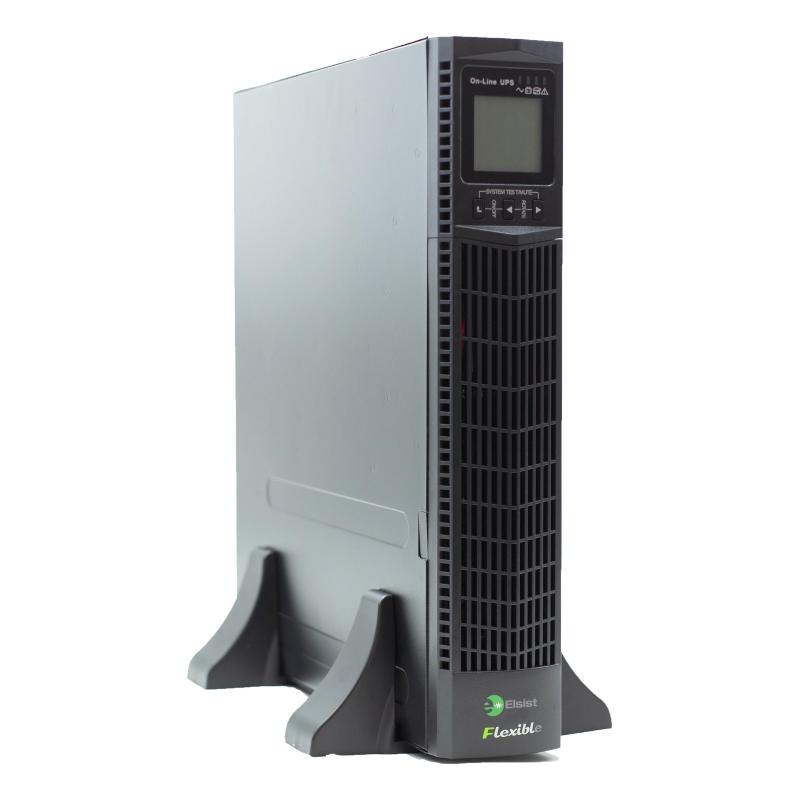 Ups elsist flexible 3000va/2700w rack/tower lcd online profondita 520mm con morsettiera fino:31/03