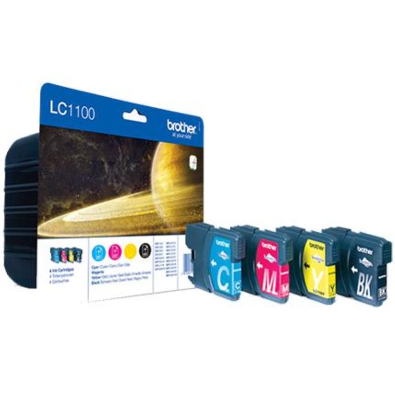 Ink brother lc 1100valbp blister x dcp-6690cw mfc-6490cw mfc-5490cn mfc-j615w