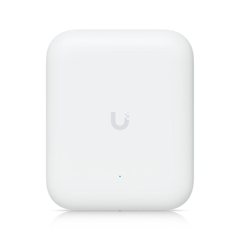 Wireless access point wi-fi 7 ubiquiti u7-outdoor mont. a parete/soff. x interni/esterni ipx6 1p rj45 da 1/2.5gbps - tri-band