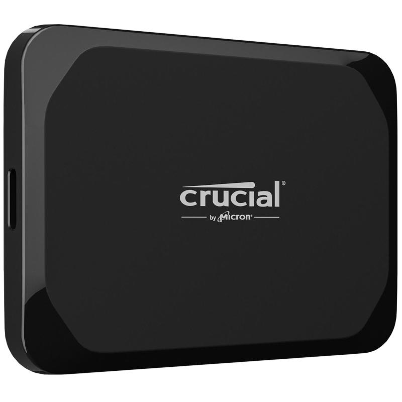 Ssd-solid state disk esterno 2000gb (2tb) usb-c crucial ct2000x9ssd9 read:1050mb/s (65x50x10mm)