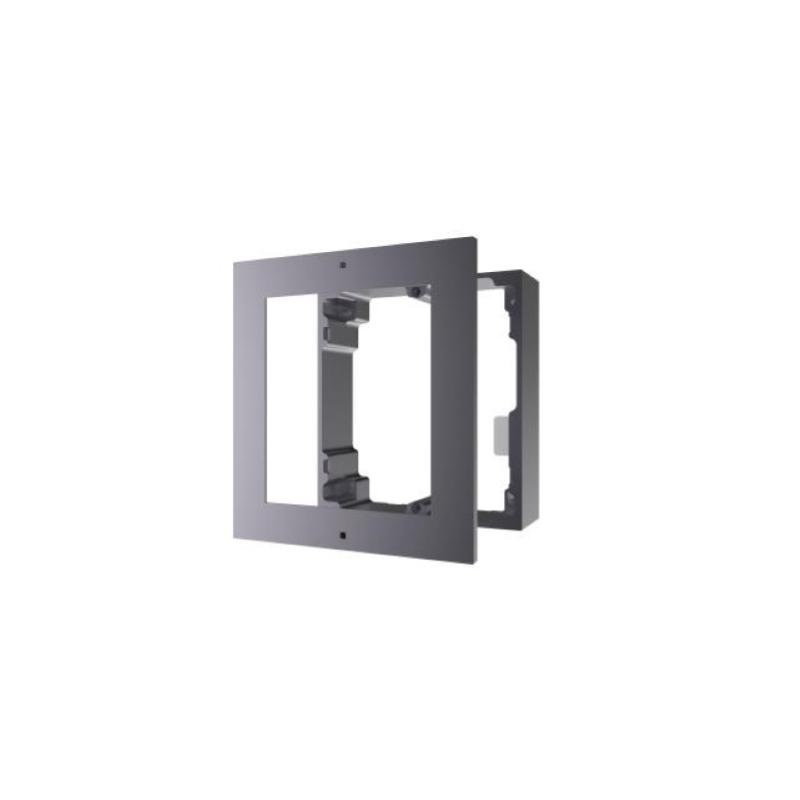 Hikvision cornice 1 modulo. contiene cornice e scatola da parete per posto esterno - ds-kd-acw1
