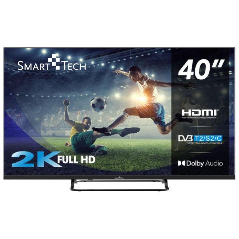 Smart-tech tv 40`` full hd dled 60hz dvb-t2 grigio 40fn01v3 televisore led