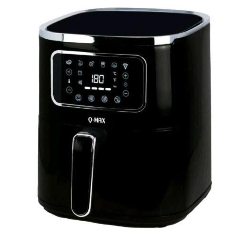 Jocca q-max friggitrice ad aria 5 lt led digitale 1.450 w 80 max 200 gradi nero