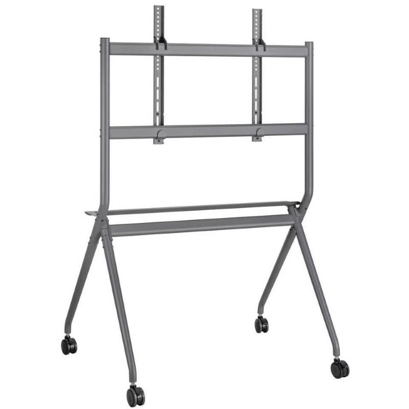 Napofix staffa pavimento per tv fino a 86 npf10298 load 120kg con ruote