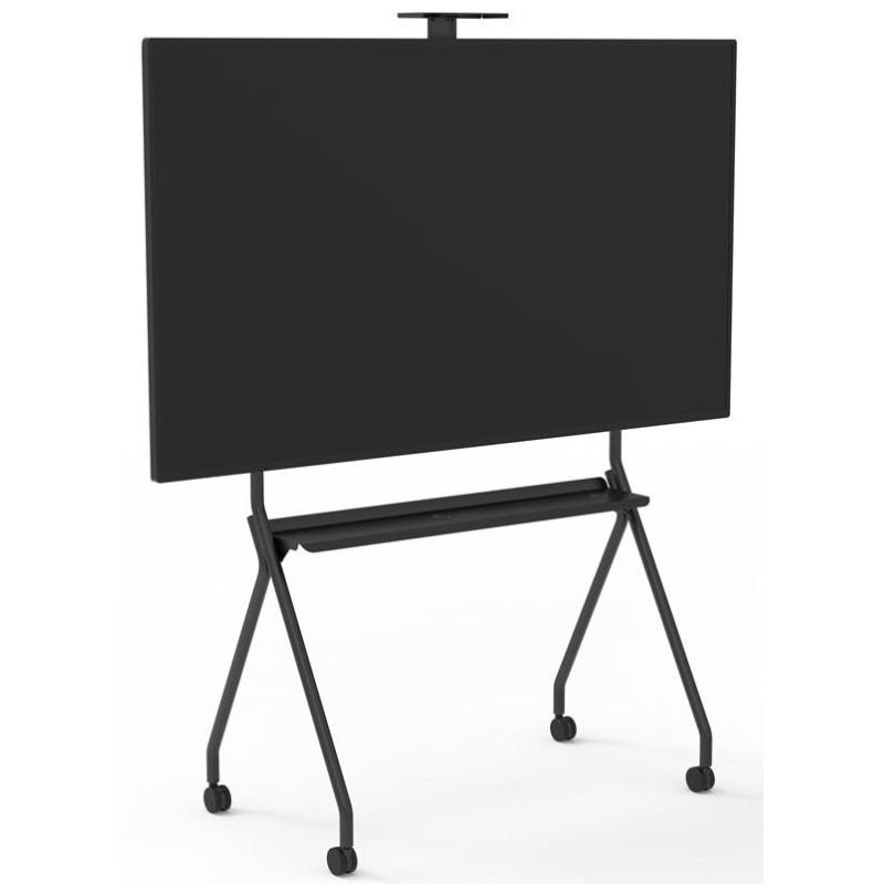 Napofix staffa pavimento per tv fino a 86 npf10297 100kg con ruote 1000x600