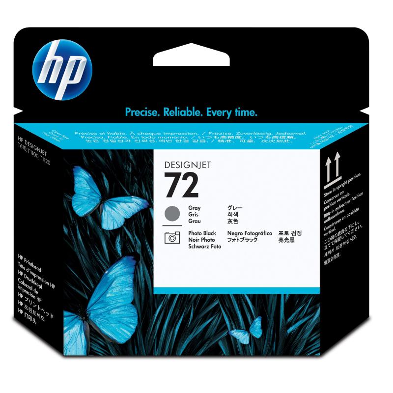 Hpi cartuccia hp 72 c9380a grigio nero per foto per designjet hda pro mfp, sd pro mfp, t1100, t1120,t1200,t1300,t2300,t770,t790,t795