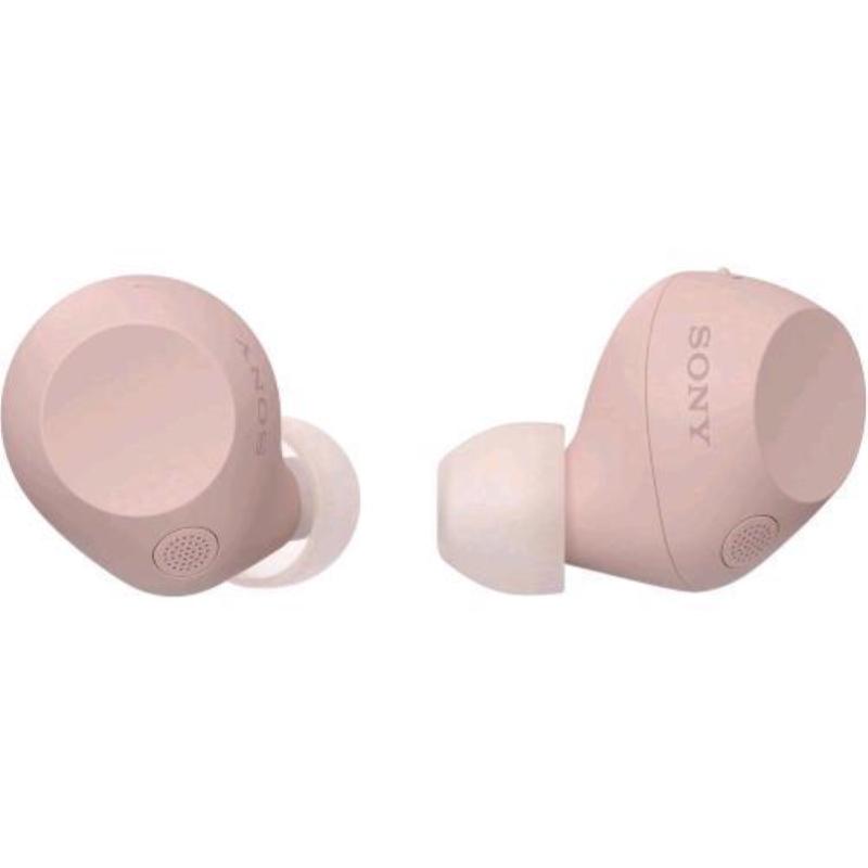 Image of Sony wf-c710n cuffie in-ear true wireless stereo blutooth 5.3 multipoint musica e chiamate noise cancelling usb-c rosa cipria cod030