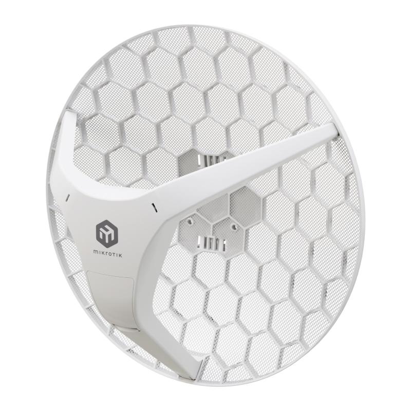 Cpe 5 ghz mikrotik lhg-5axd con ant.integrata 24.5dbi,wi-fi6,1p gigabit ethernet con poe passivo.