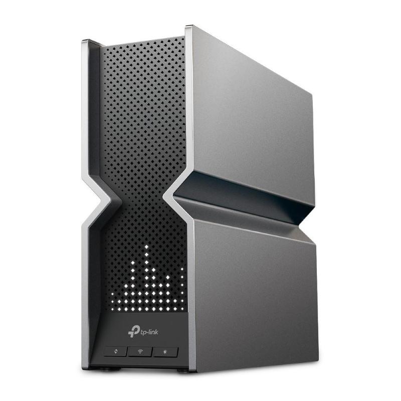 Image of Tp-link archer be800 router wireless multi-gigabit ethernet tri-band (2,4 ghz/5 ghz/6 ghz) nero, acciaio inox cod030