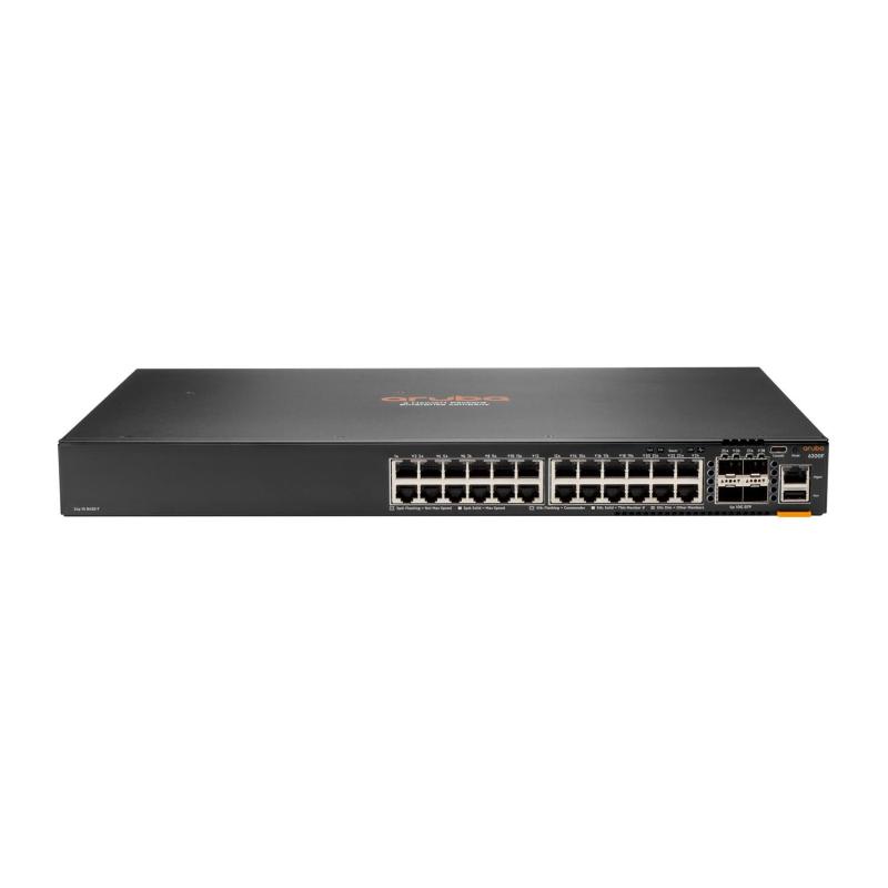 Image of Hpe aruba networking cx 6200f 24g 4sfp+ gestito l3 gigabit ethernet (10/100/1000) 1u cod030
