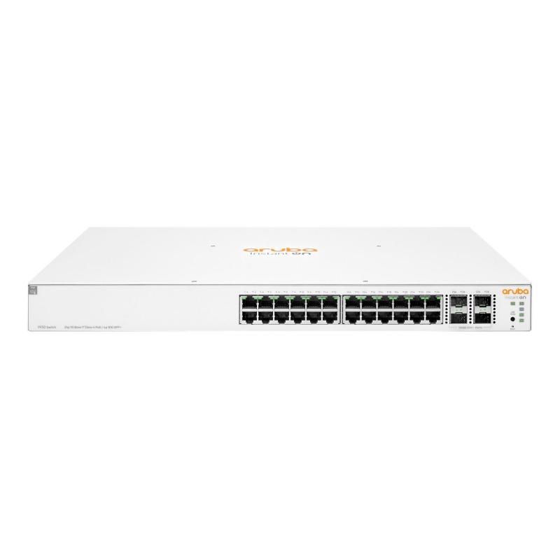 Image of Hpe aruba networking aruba instant on 1930 24g class4 poe 4sfp/sfp+ 370w gestito l2+ gigabit ethernet (10/100/1000) supporto cod030