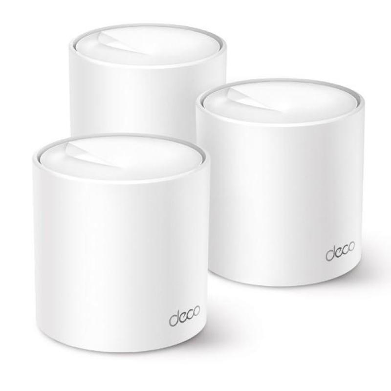 Image of Tp-link deco x50 (3-pack) dual-band (2.4 ghz/5 ghz) wi-fi 6 (802.11ax) bianco interno cod030