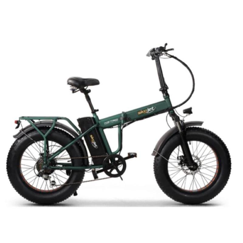 Bici elettrica con pedalata assistita fat bike skyjet 20 nitro - 250w - grigio