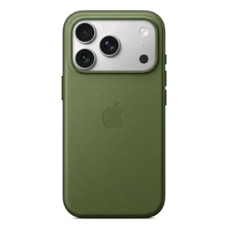 Apple iphone 17 pro custodia in tessuto techwoven magsafe verde