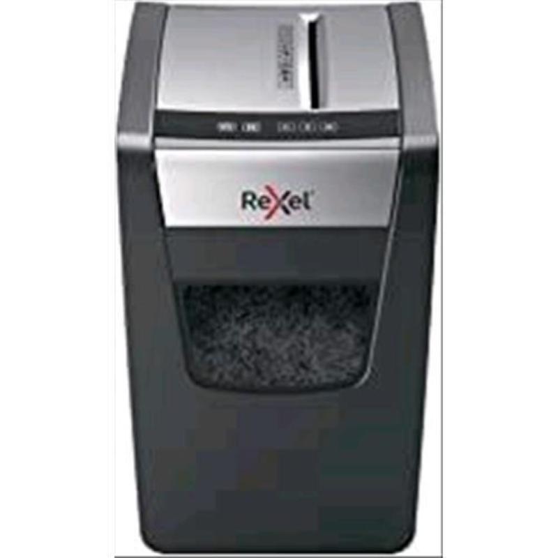Image of Rexel momentum x312-sl slimline distruggidocumenti a frammentocestino 23lt capacita` 12 fogli col. grigio cod030