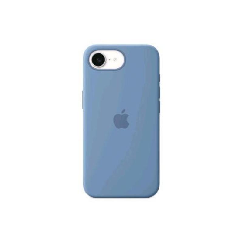 Apple iphone 16e silicon case cover in silicone winter blu