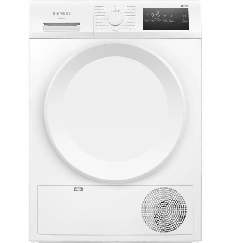 Siemens iq300 wt43h004 asciugatrice libera installazione caricamento frontale 8 kg bianco