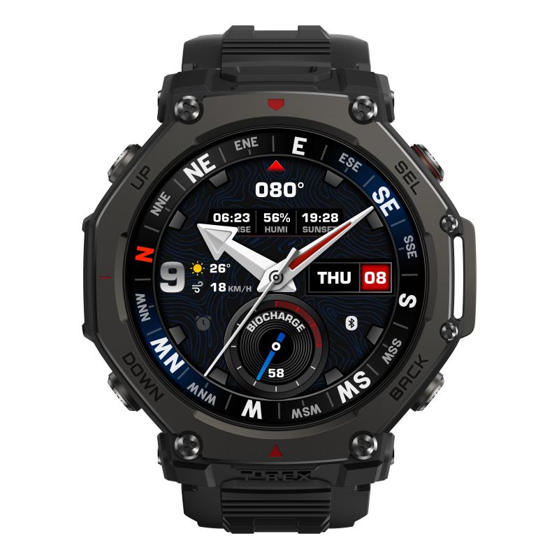 Amazfit t-rex 3 pro 3,81 cm (1.5\) amoled 48 mm digitale touch screen nero gps (satellitare)