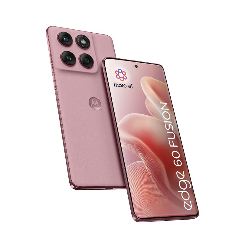 Motorola edge 60 fusion 16,9 cm (6.67\) doppia sim android 15 5g usb tipo-c 8 gb 256 gb 5200 mah rosa