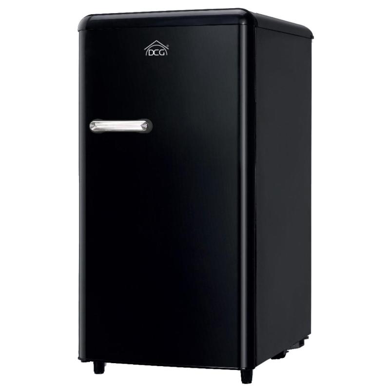 Dcg frigo monoporta linea retro` 100lt e nero mf100b