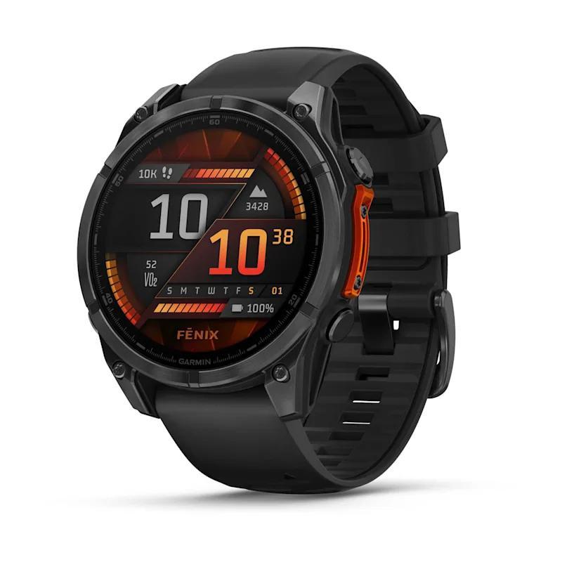 Garmin fnix 8 - 47 mm amoled schwarz/ schiefergrau