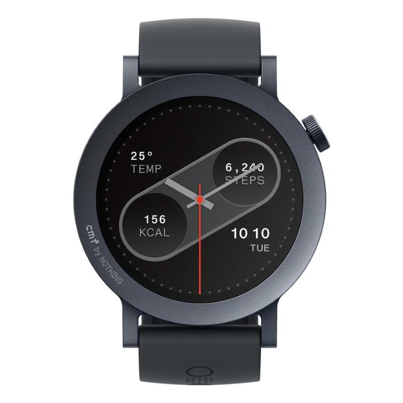 Nothing watch pro 2 dark grey (de) - amoled mit aod, 5-system-gps, bluetooth-anrufe, bis 11 tage akku, ip68