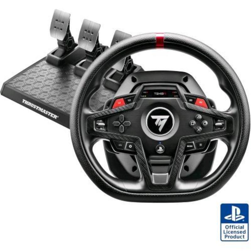 Thrustmaster t248r volante force feedback da 3,1 n·m e pedaliera ps5, ps4 e pc