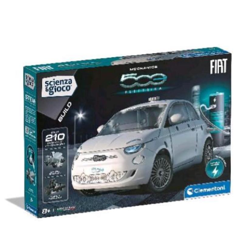 Clementoni scienza e gioco fiat 500e set costruzioni meccaniche auto da costruire