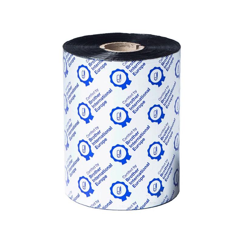 Brother bws1d600110 ribbon cera standard bk 110mm x 600m. serie td-4t - conf. 6 rotoli