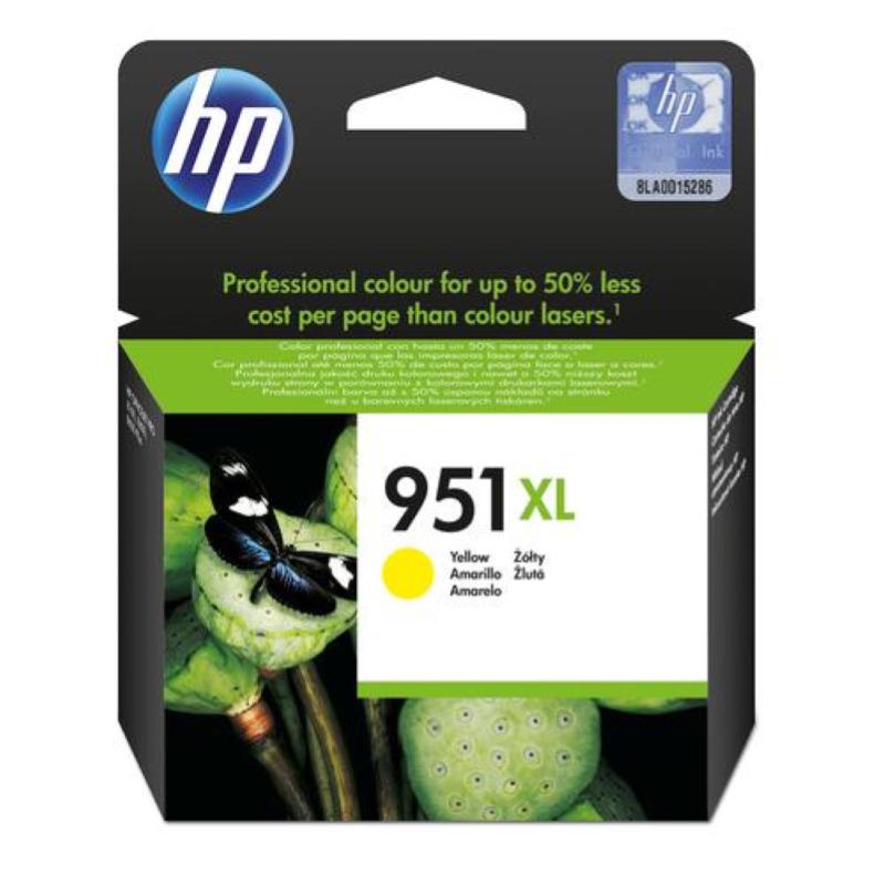 Hp cart ink giallo per oj pro8100/8600 1500pag 951xl