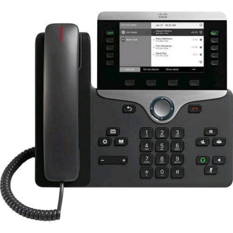 Cisco ip phone 8811 telefono voip sip, rtcp, rtp, srtp, sdp 5 linee compatibile taa multipiattaforma