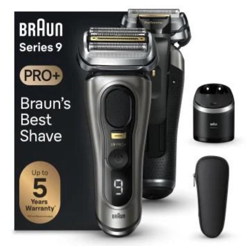 Braun series 9 pro+ 9565cc wet & dry rasoio trimmer metallico