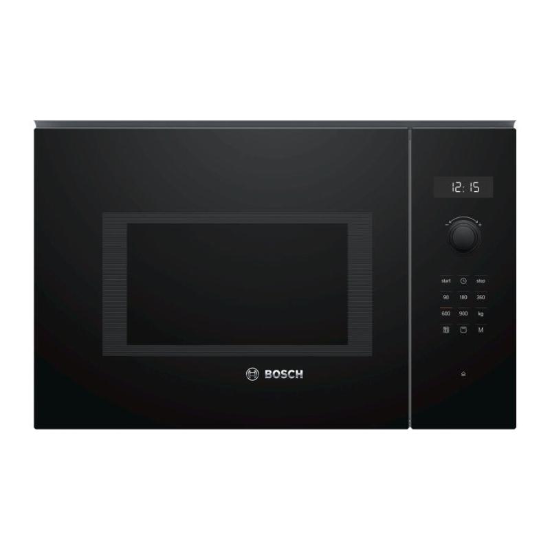 Bosch serie 6 bel554mb0 forno a microonde nero, acciaio inox microonde combinato da incasso 25 l 900 w