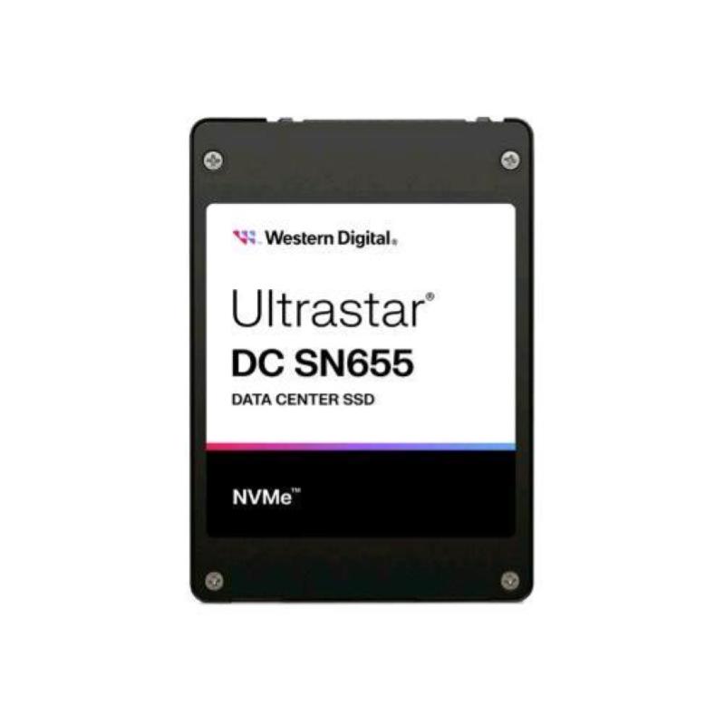 Western digital ultrastar dc sn655 ssd 3.84 tb u.3 nvme pci express 4.0 tlc 3d nand