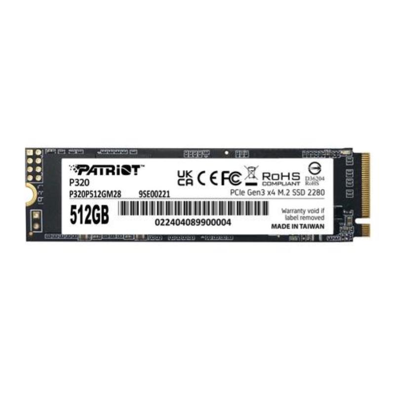 Patriot ssd p320 512gb m.2280 pci-e r/w 3000/2200mb/s
