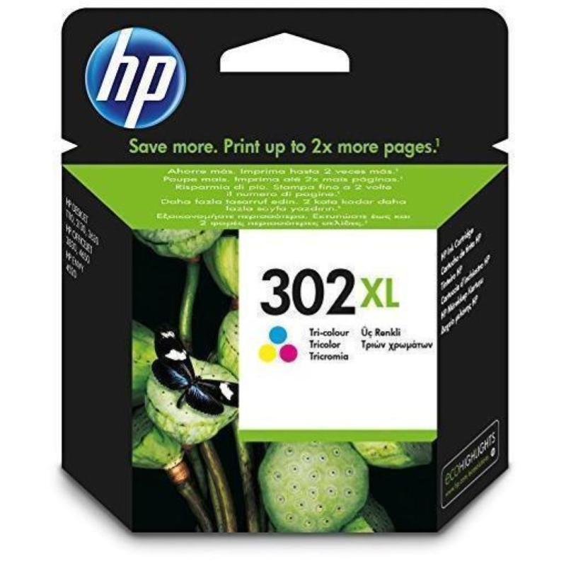 Hp cart ink multicolor xl 302 per dj2130/1110 oj3830/4650 ts