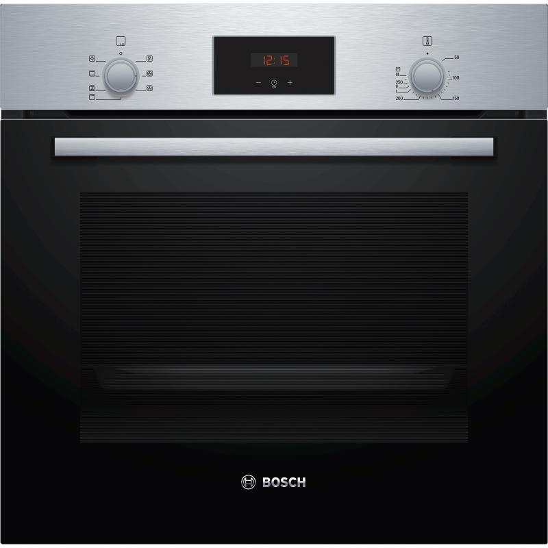 Bosch forno incasso statico ventilato 60cm inox hbf113br1s