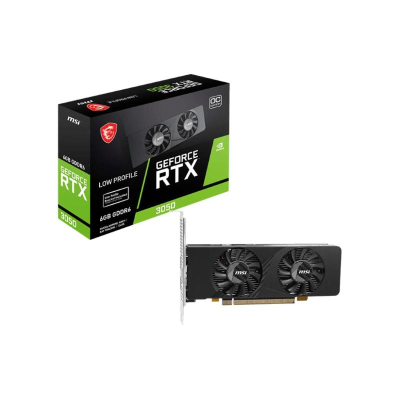 MSI GEFORCE RTX 3050 LP E 6G OC scheda video NVIDIA 6 GB GDDR6 (MSI RTX 3050 6GB - Immagine 6