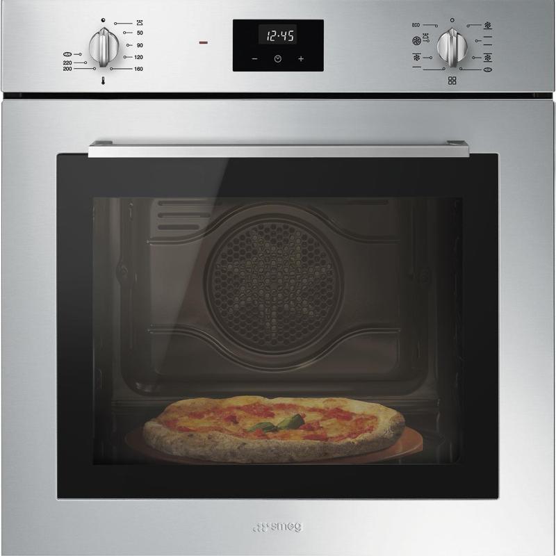 Smeg forno incasso termoventilato pizza display 60cm inox sf6400s1pzx