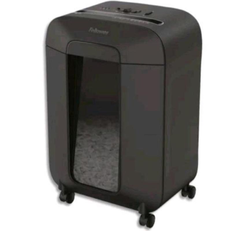Fellowes lx85 distruggidocumenti a frammento cestino 19lt capacita` 12 fogli nero