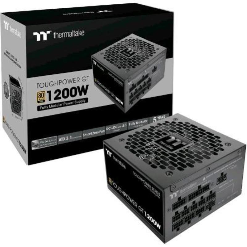 Thermaltake Nero Netzteil Toughpower Gt 1200W Atx3.1/Gen5 80+G Bk Retail (1200 W), Alimentatore Pc, - Immagine 8