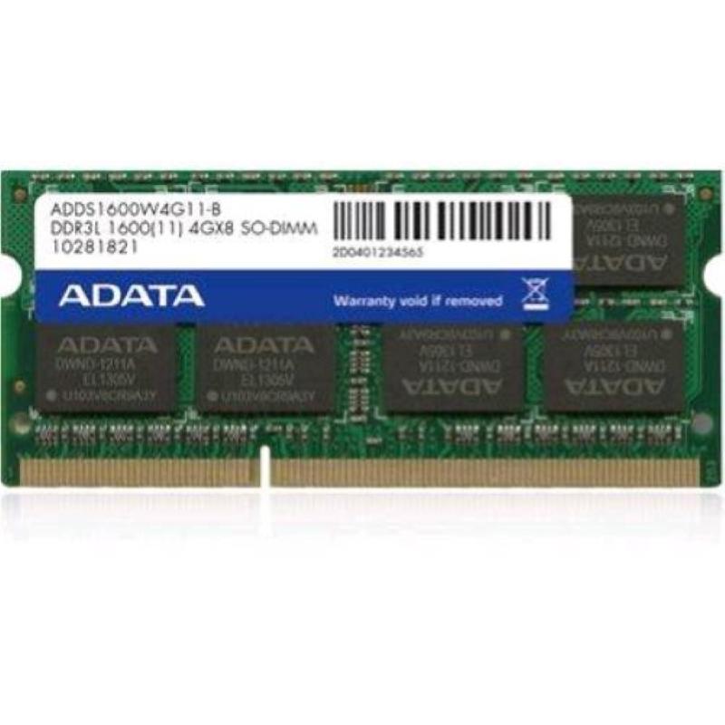 Adata adds1600w8g11-s memoria ram 8gb 1.600mhz tipologia so-dimm tecnologia ddr3l