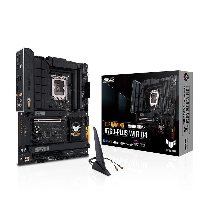 Asus mb b760, tuf gaming b760-plus wifi, lga 1700, 4ddr5, usb3.2 gen 2x2, 90mb1er0-m0eay0