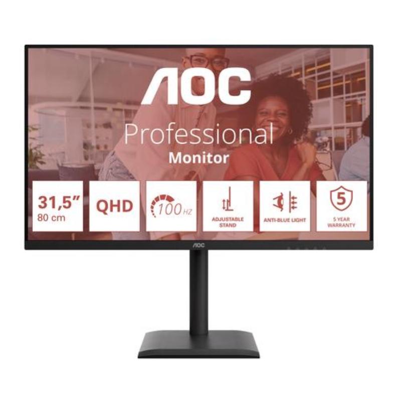 Aoc monitor 31,5 led ips qhd 16:9 100hz