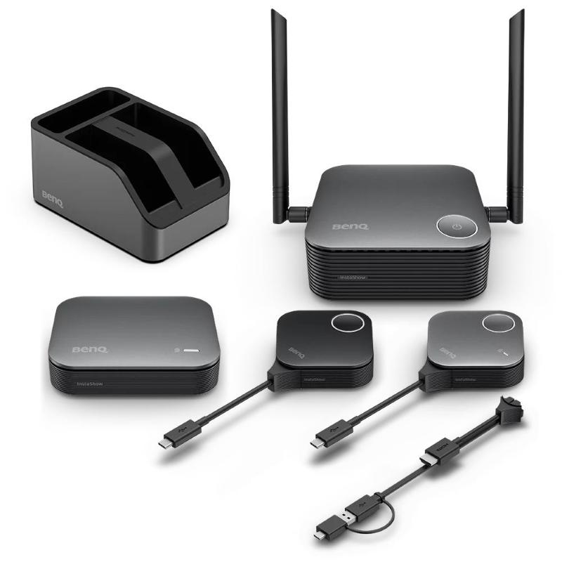 Benq Nero Vs25 Instashow 3840X2160 Driver-Free Wireless Conferencing System (15 M, Hdmi 1.1), Trasmettitore Wireless, - Immagine 8