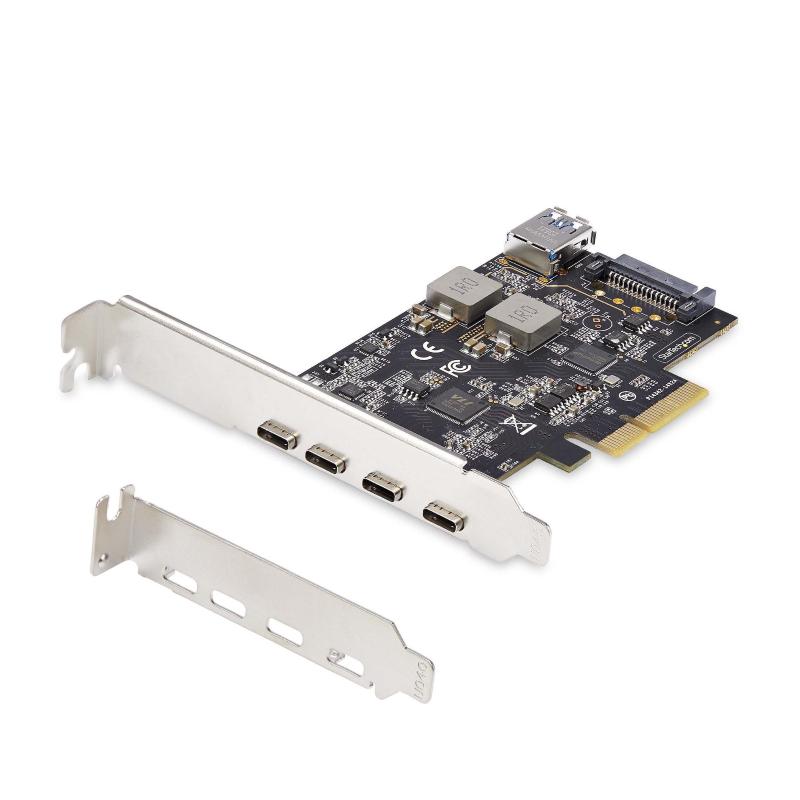 Startech.com scheda di espansione pcie usb a 5 porte, usb 3.2 10gbps, scheda pci express con 4 porte usb-c, 1 porta interna - Immagine 5