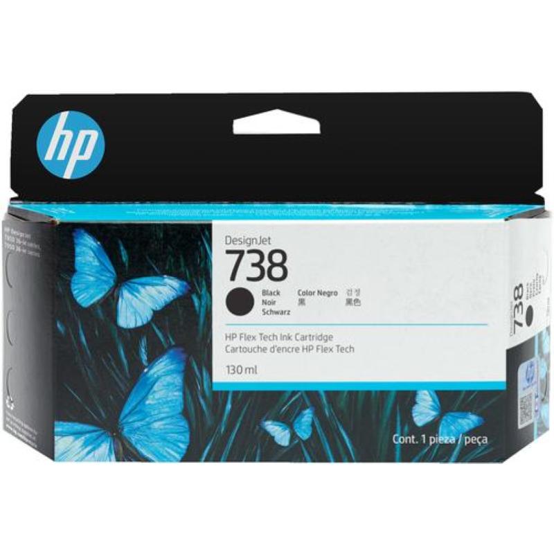 Hp cart ink nero designjet 738