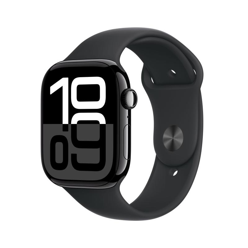 Apple watch series 10 oled 46 mm digitale 416 x 496 pixel touch screen 4g nero wi-fi gps (satellitare)